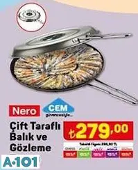 NERO ÇİFT TARAFLI BALIK VE GÖZLEME TAVASI NERO ÇİFT TARAFLI BALIK VE GÖZLEME TAVASI